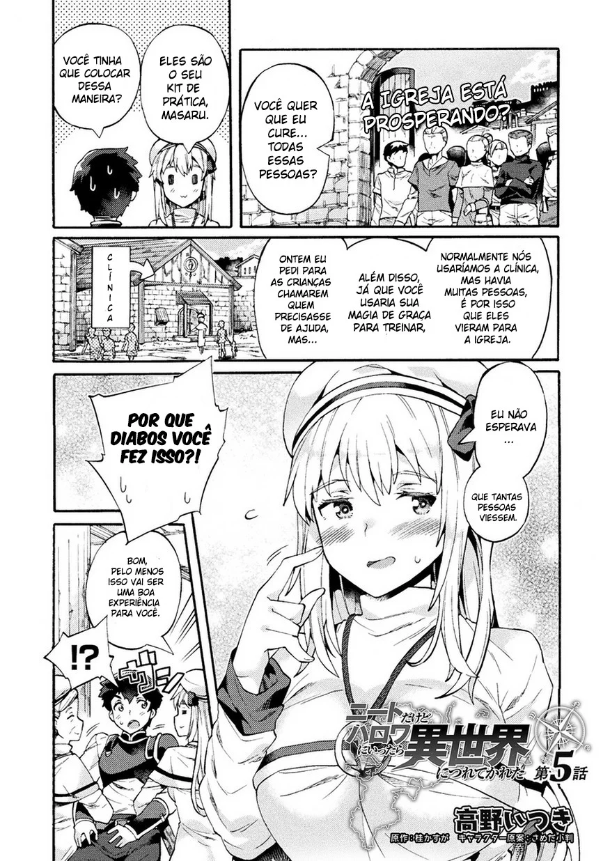 NEET dakedo Hello Work ni Ittara Isekai ni Tsuretekareta Capítulo 5 Página 2