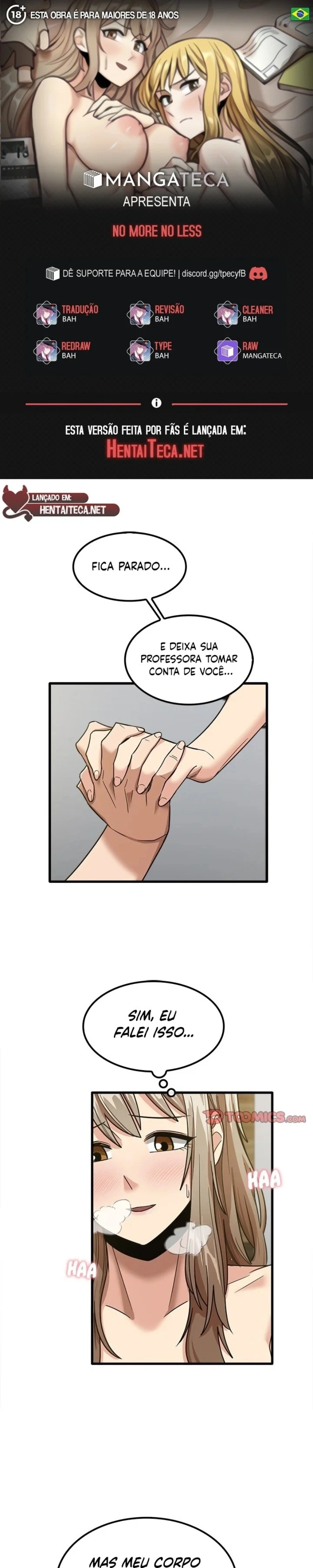 Nem Mais, Nem Menos Capítulo 16 Página 1