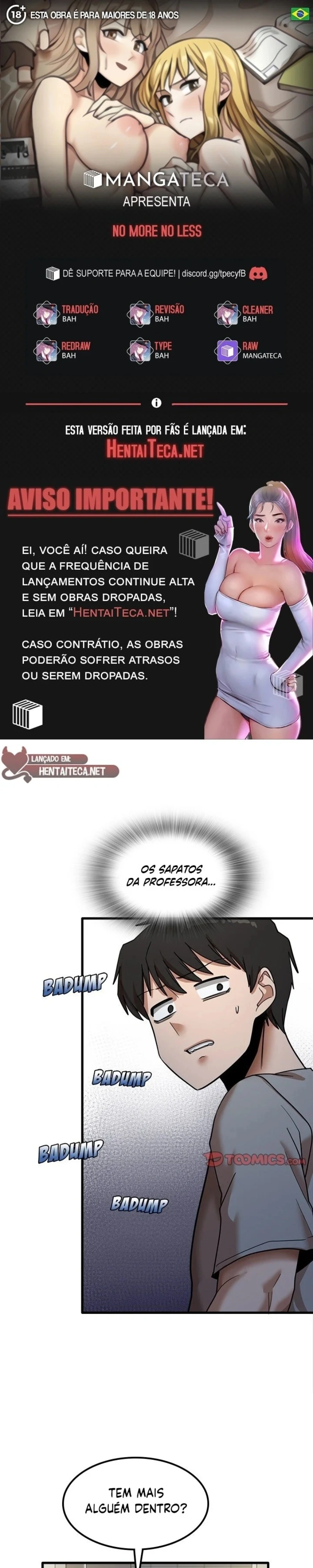 Nem Mais, Nem Menos Capítulo 19 Página 1