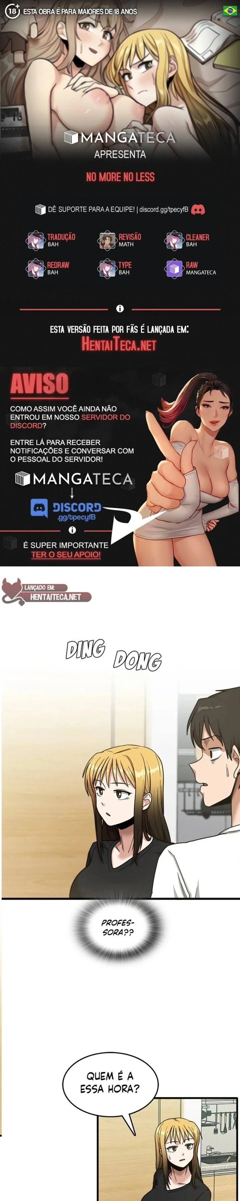 Nem Mais, Nem Menos Capítulo 6 Página 1