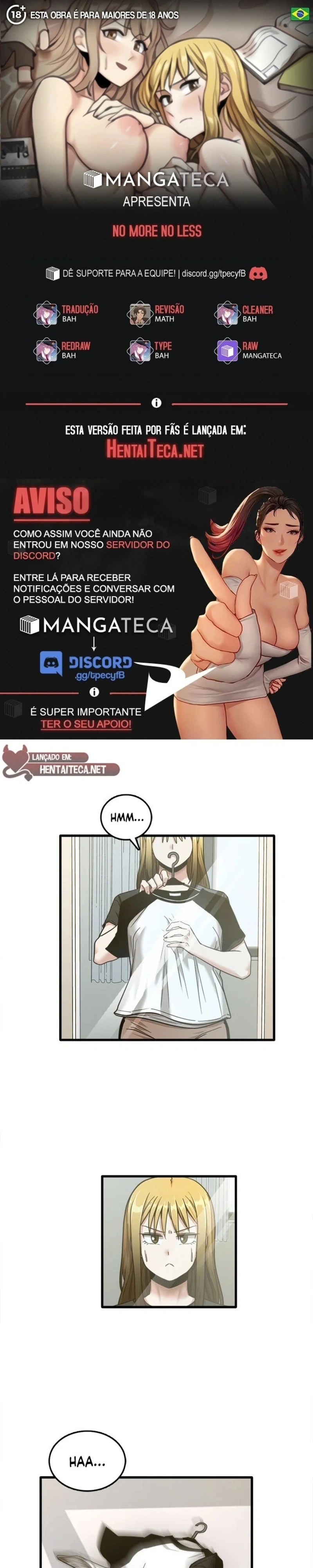 Nem Mais, Nem Menos Capítulo 8 Página 1
