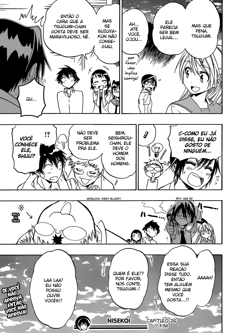 Nisekoi Capítulo 26 Página 19