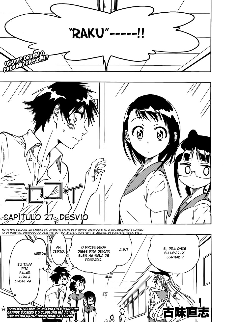 Nisekoi Capítulo 27 Página 1