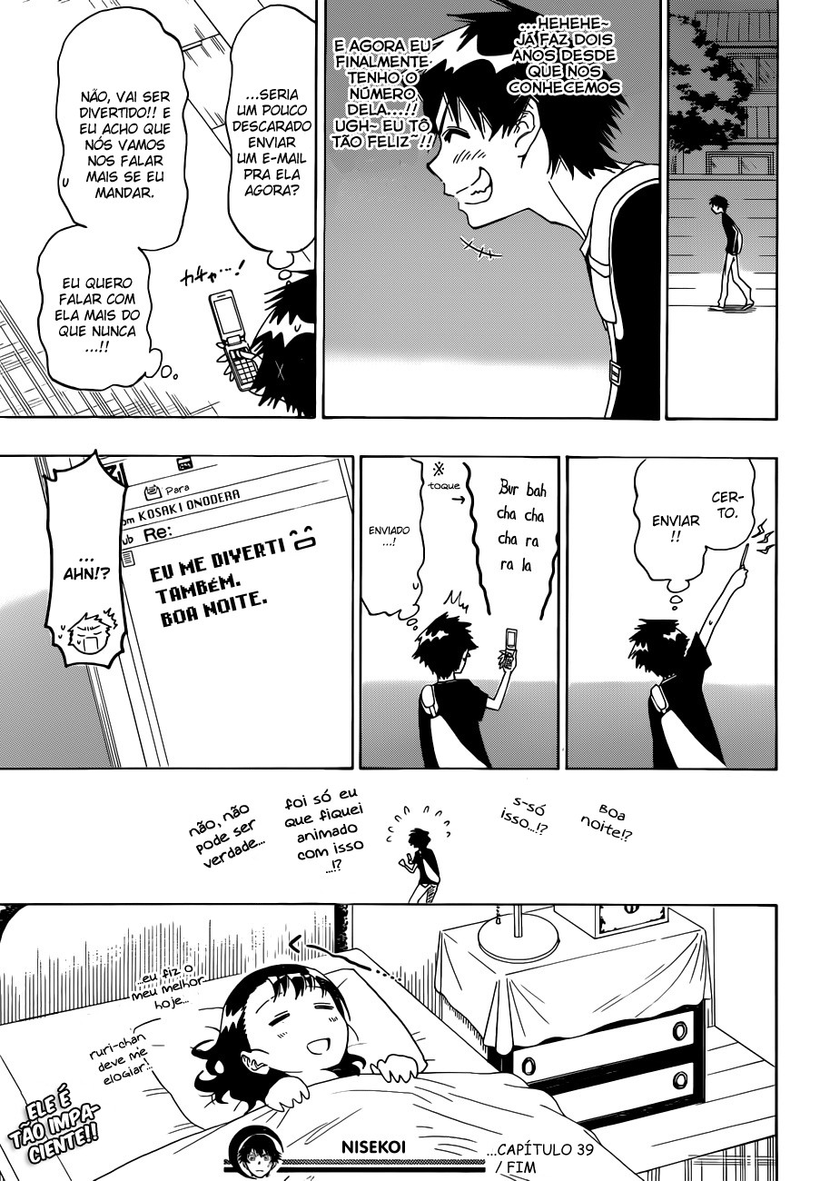 Nisekoi Capítulo 39 Página 19