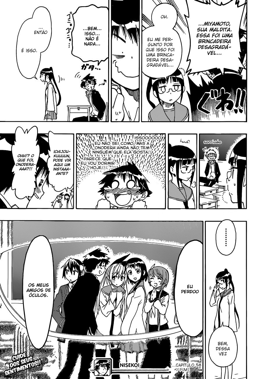 Nisekoi Capítulo 58 Página 19