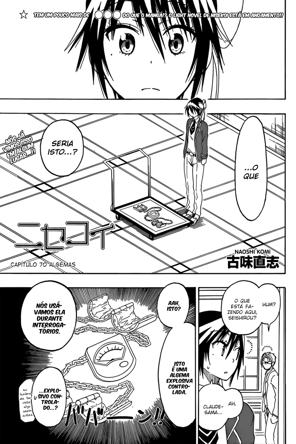 Nisekoi Capítulo 70 Página 1