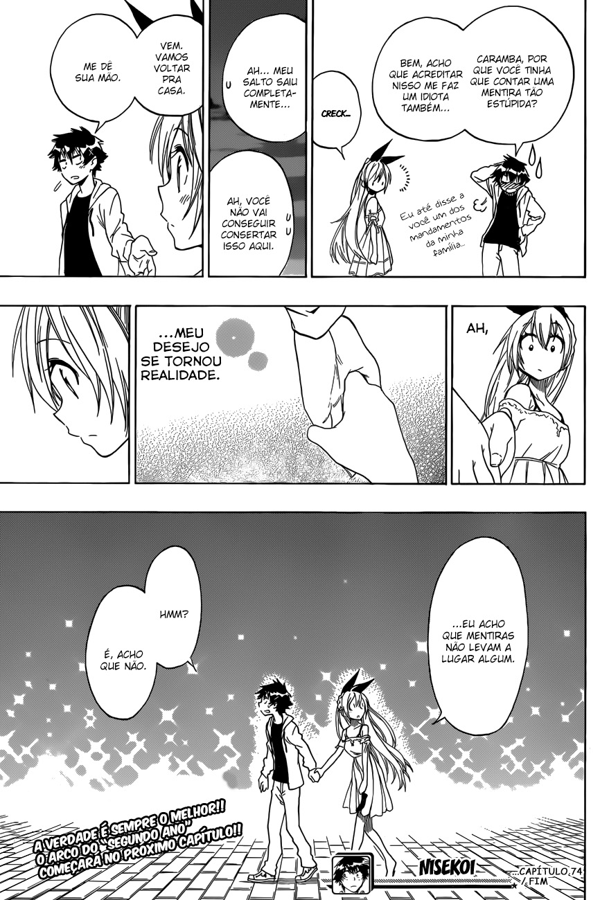 Nisekoi Capítulo 74 Página 19