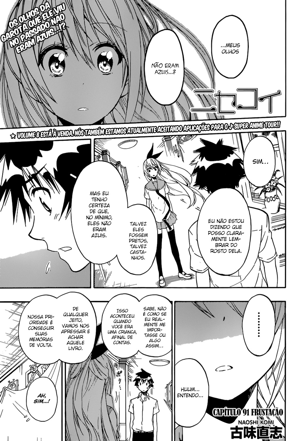 Nisekoi Capítulo 91 Página 1
