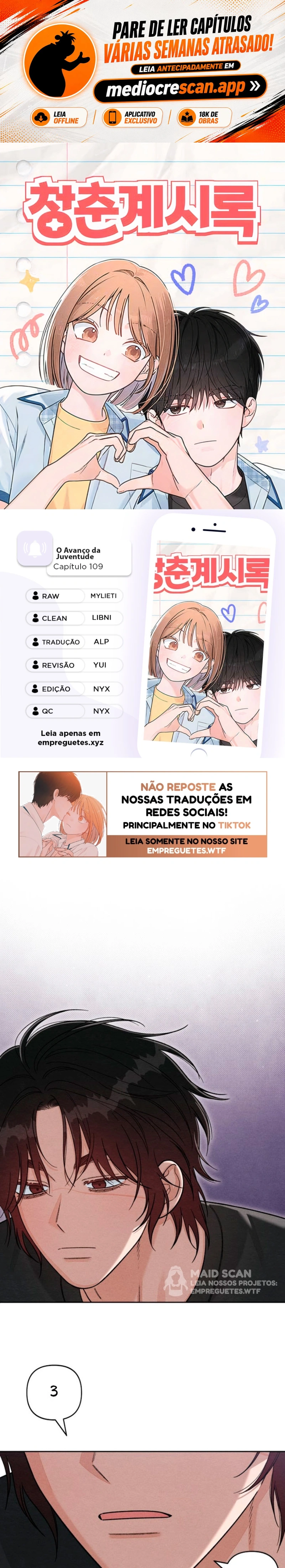 O Avanço da Juventude Capítulo 109 Página 1