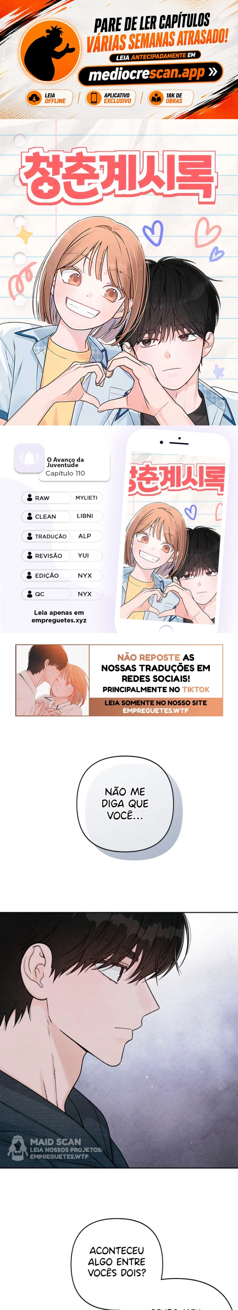 O Avanço da Juventude Capítulo 110 Página 1
