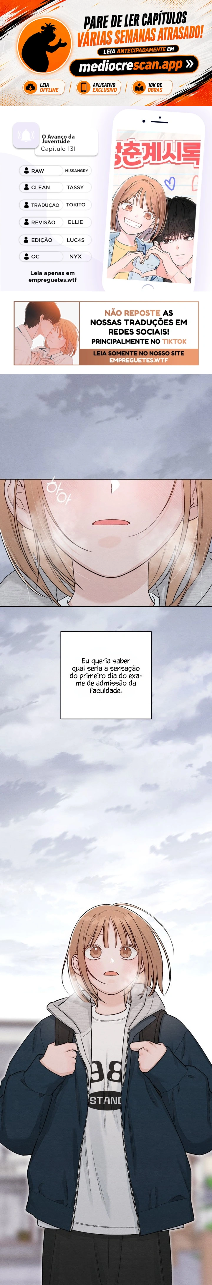 O Avanço da Juventude Capítulo 131 Página 1