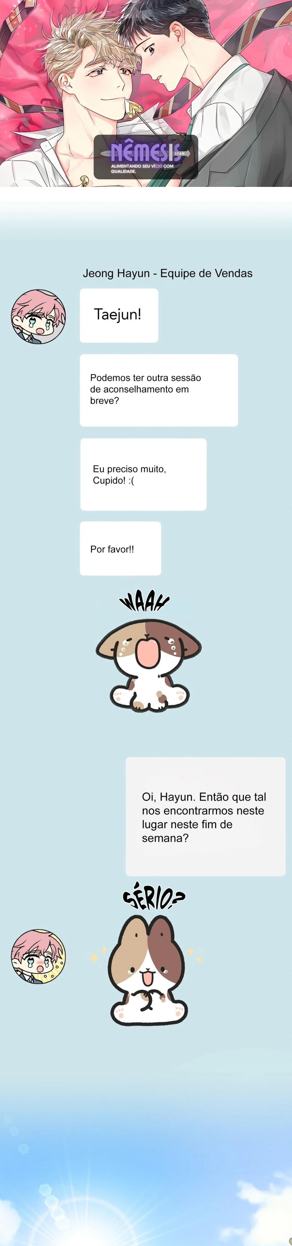 O cupido do departamento de vendas Capítulo 32 Página 1