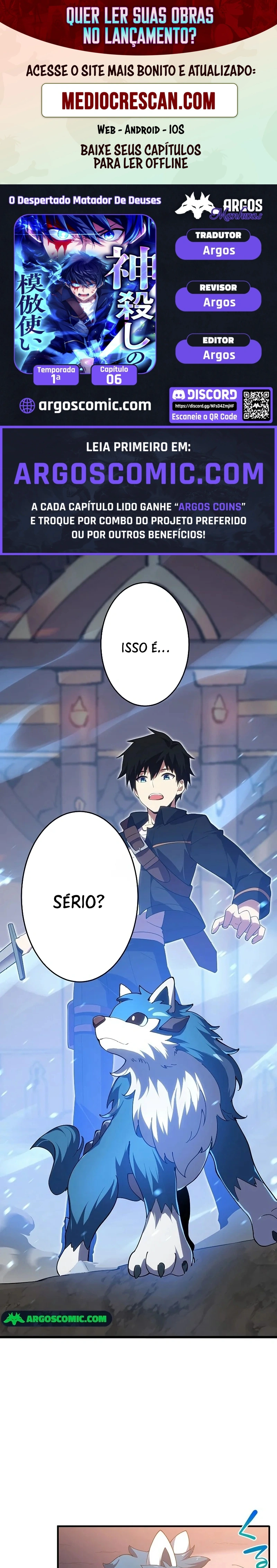 O Despertado Matador De Deuses Capítulo 6 Página 1