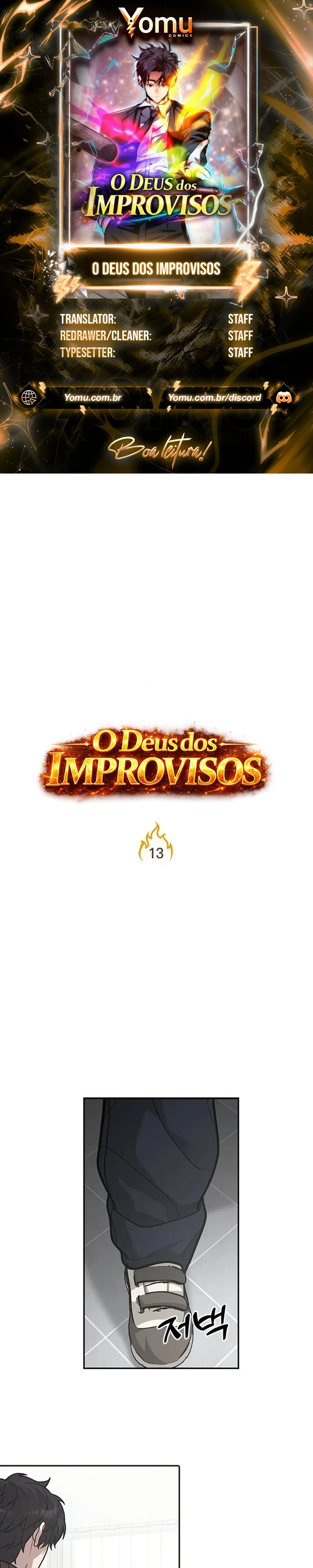 O Deus dos Improvisos Capítulo 13 Página 1