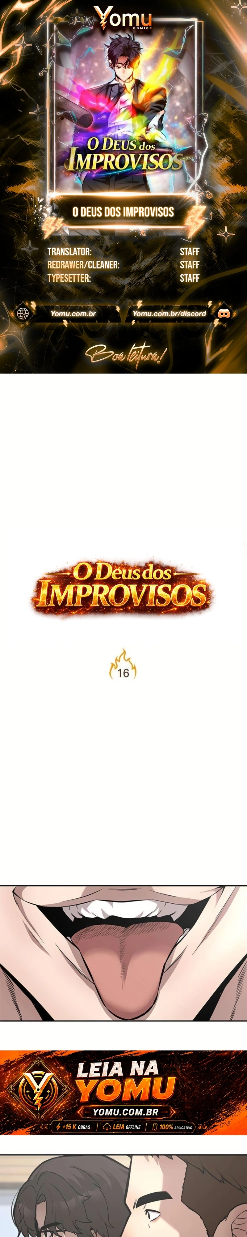 O Deus dos Improvisos Capítulo 16 Página 1