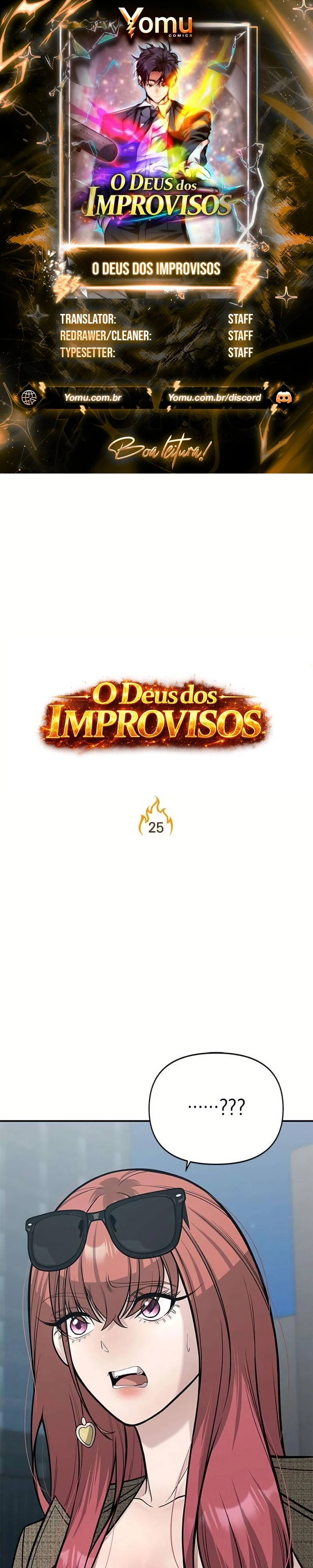 O Deus dos Improvisos Capítulo 25 Página 1