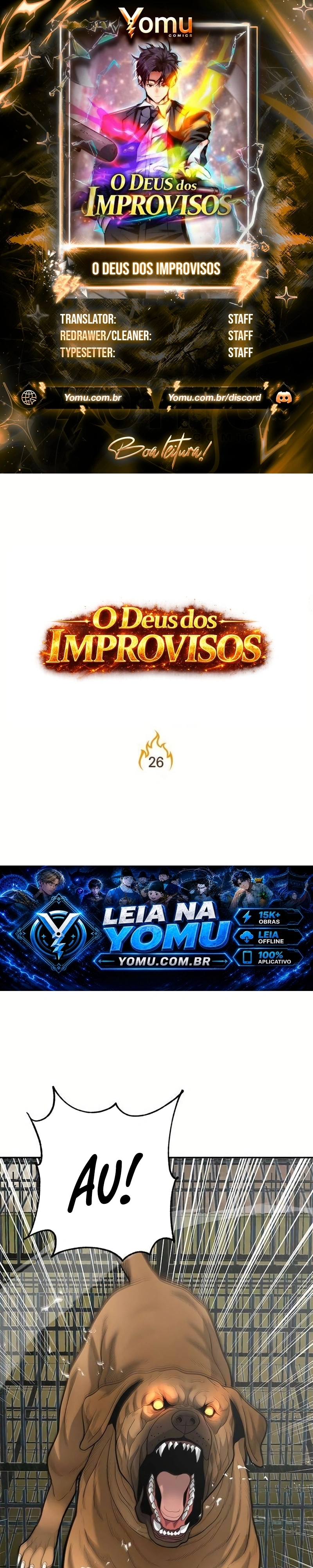 O Deus dos Improvisos Capítulo 26 Página 1