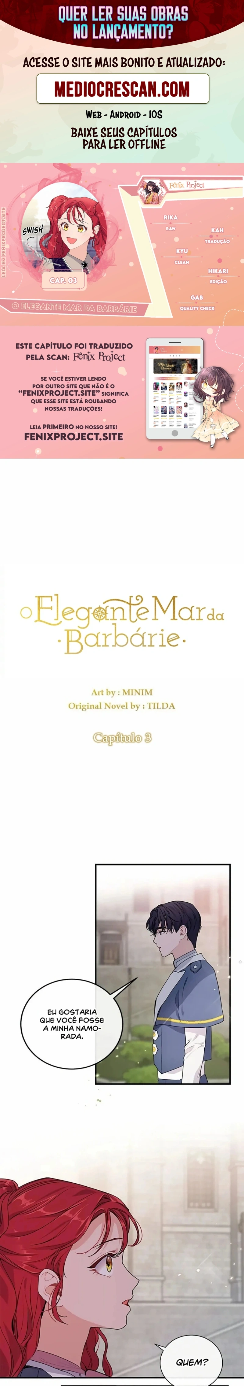 O Elegante Mar da Barbárie Capítulo 3 Página 1