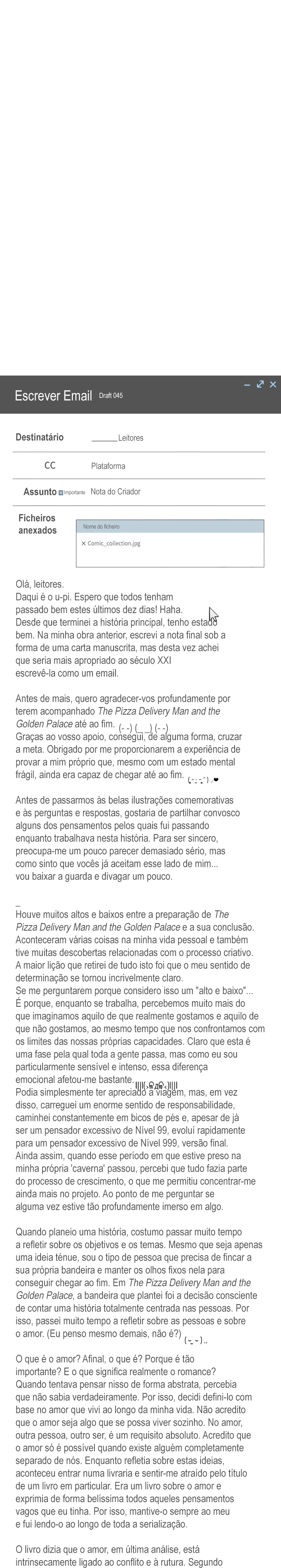 O entregador de pizza e o palácio dourado Capítulo 106.5 Página 2