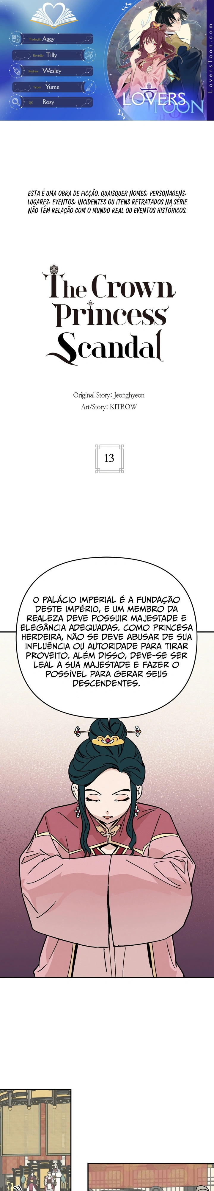 O Escândalo da Princesa Herdeira Capítulo 13 Página 1