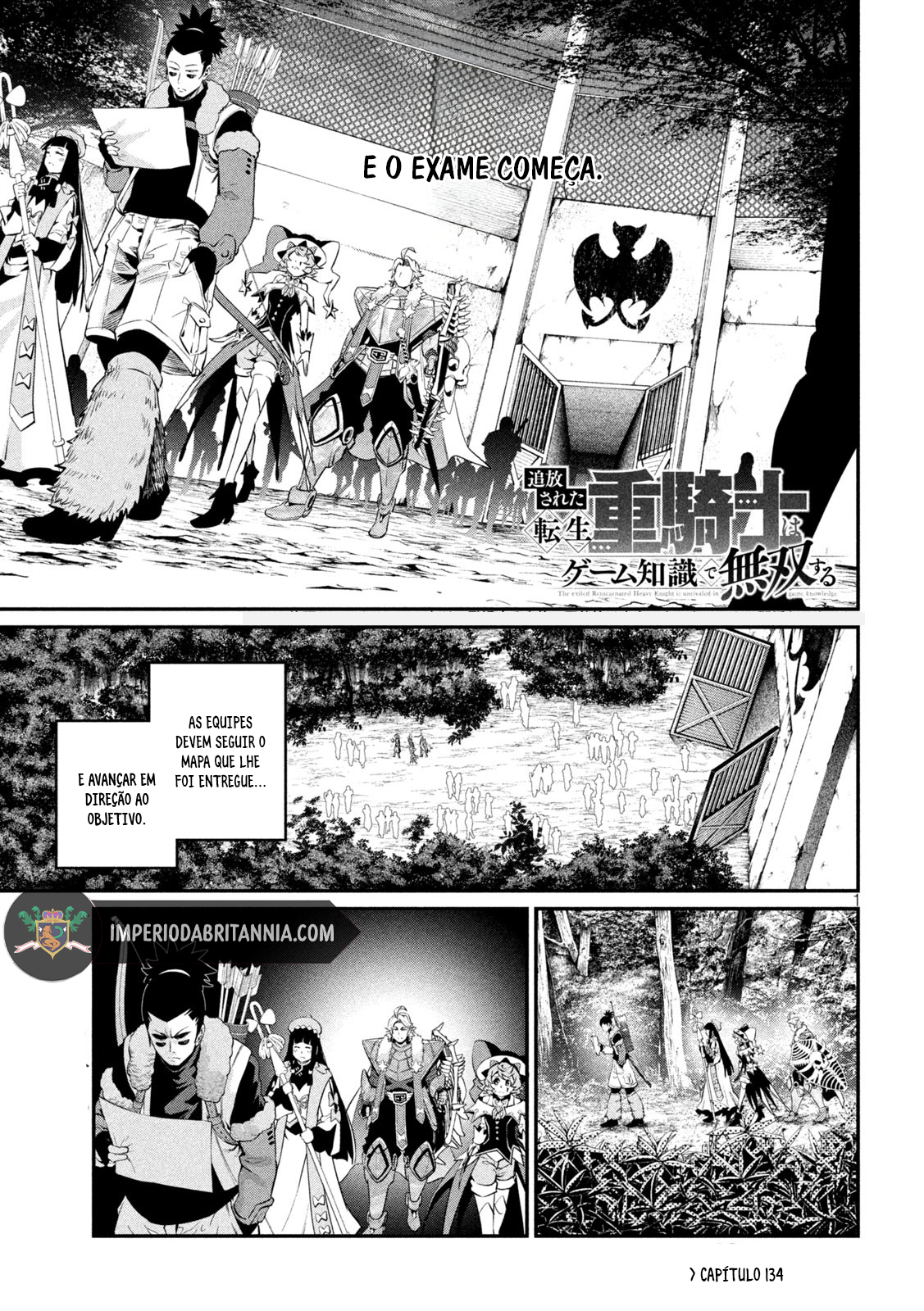 O Exilado Cavaleiro Pesado Reencarnado é Incomparável com o Conhecimento do Jogo Capítulo 134 Página 3