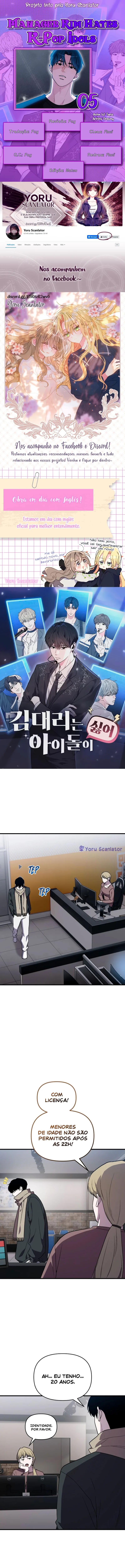 O gerente Kim odeia ídolos de K-Pop. Capítulo 5 Página 1