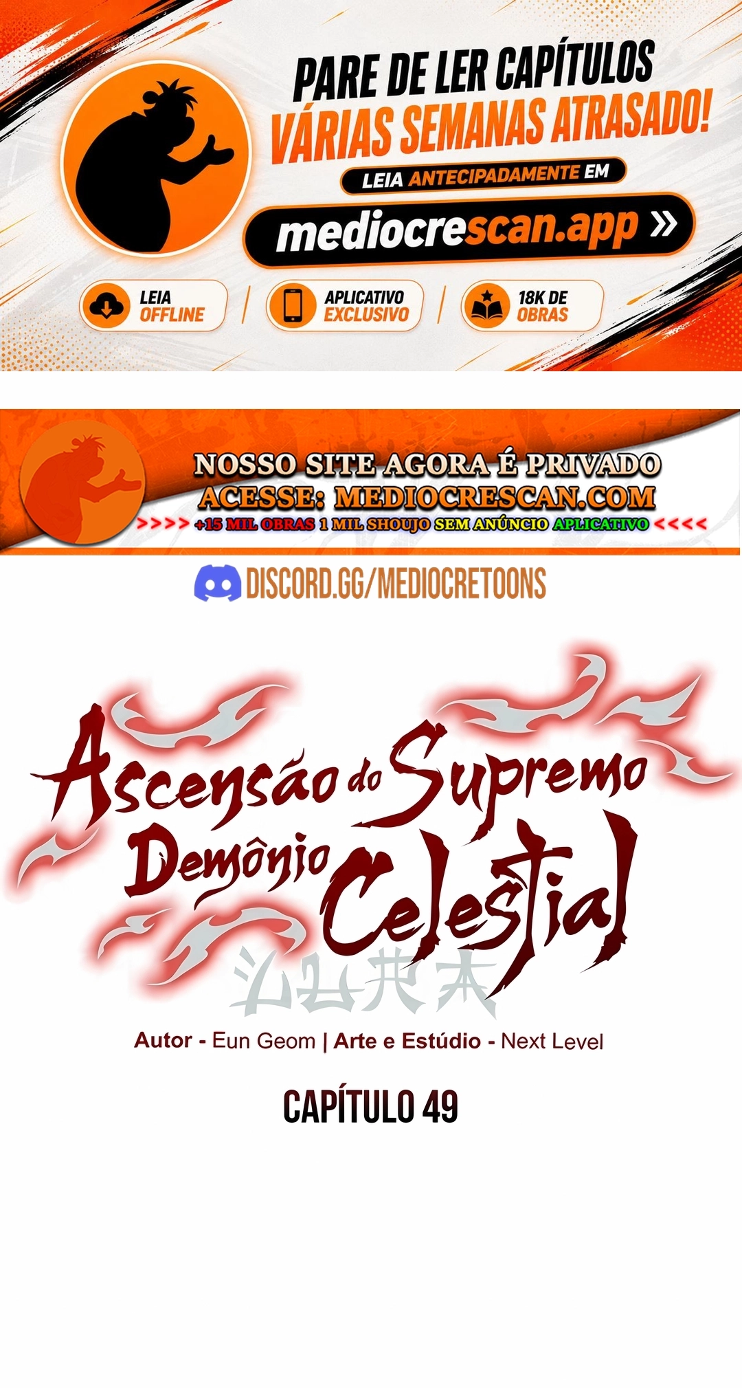O Grande Soberano Demônio Celestial Capítulo 49 Página 1