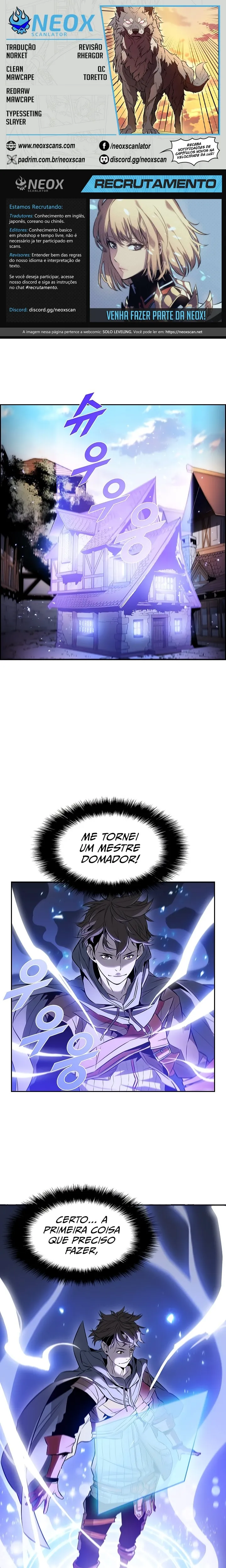 O Mestre Domador Capítulo 3 Página 1
