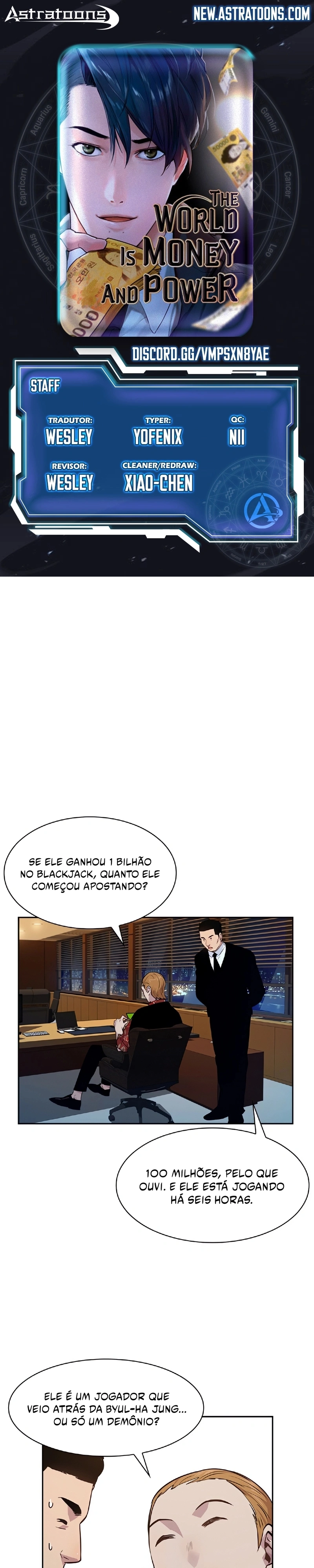 O Mundo é Poder e Dinheiro Capítulo 49 Página 1