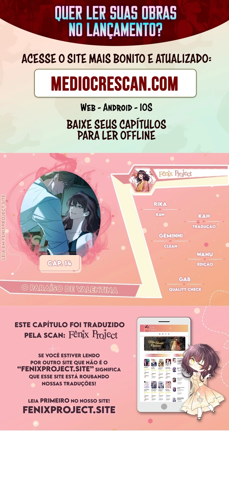 O Paraíso de Valentina +18 Capítulo 14 Página 1