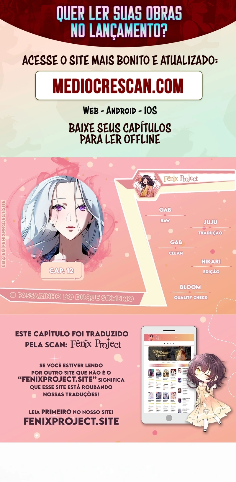 O Passarinho Do Duque Sombrio Capítulo 12 Página 1
