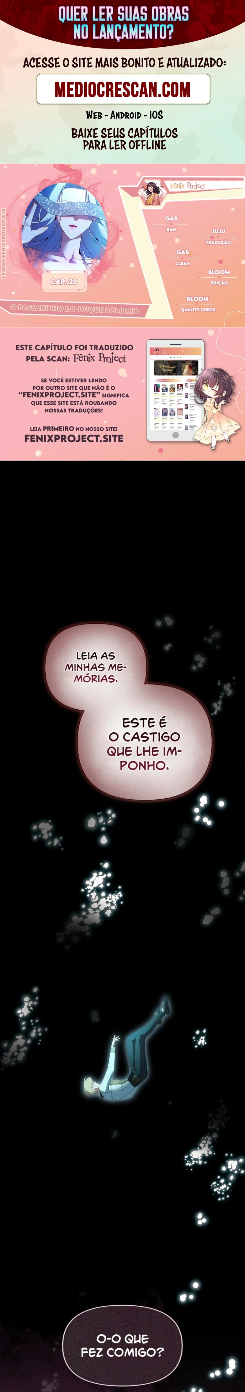 O Passarinho Do Duque Sombrio Capítulo 28 Página 1