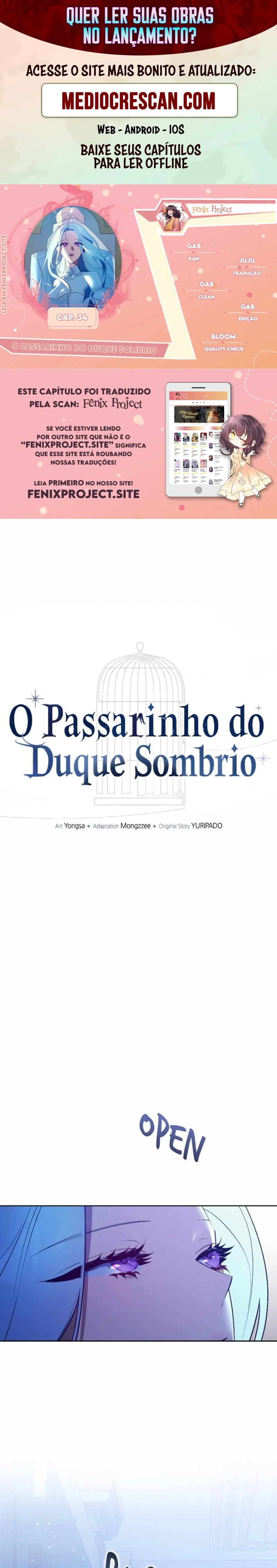 O Passarinho Do Duque Sombrio Capítulo 34 Página 1