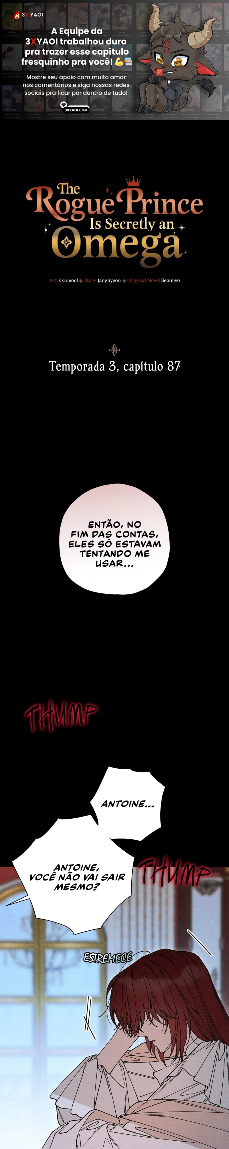 O Príncipe Rebelde é Secretamente um Ômega Capítulo 87 Página 1