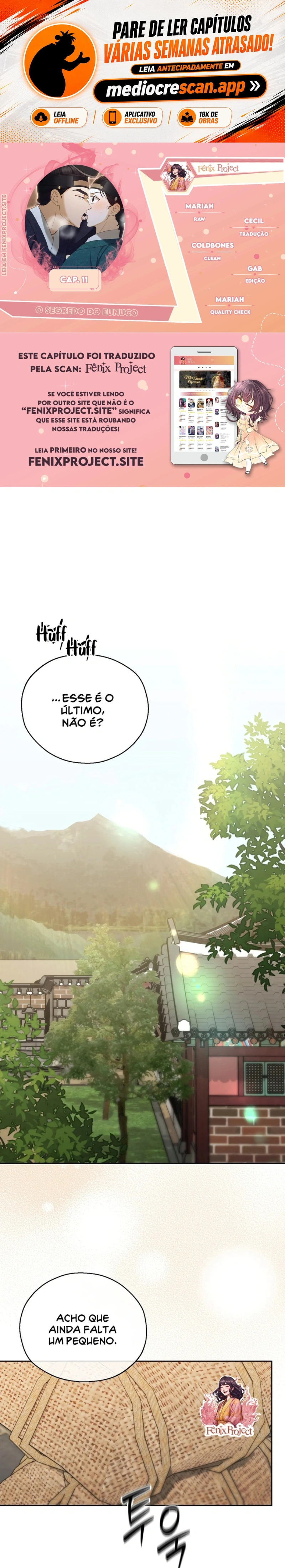 O Segredo do Eunuco +18 Capítulo 11 Página 1