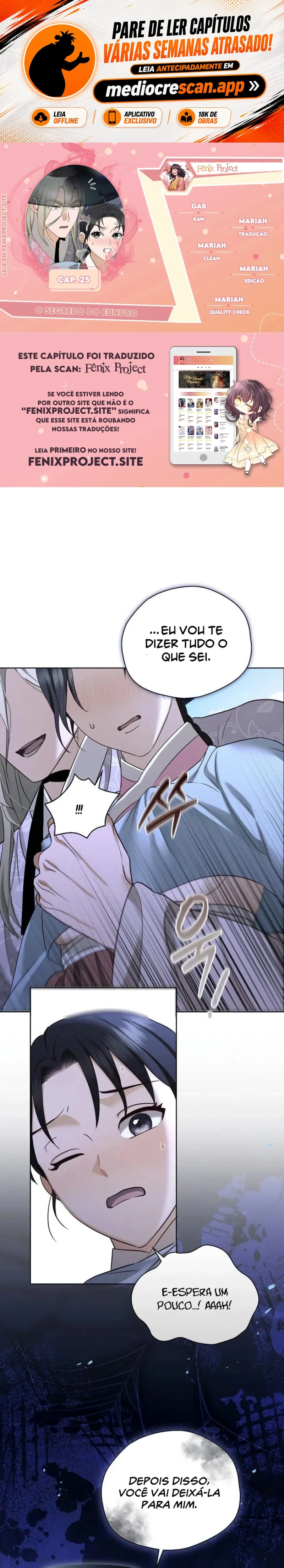 O Segredo do Eunuco +18 Capítulo 25 Página 1
