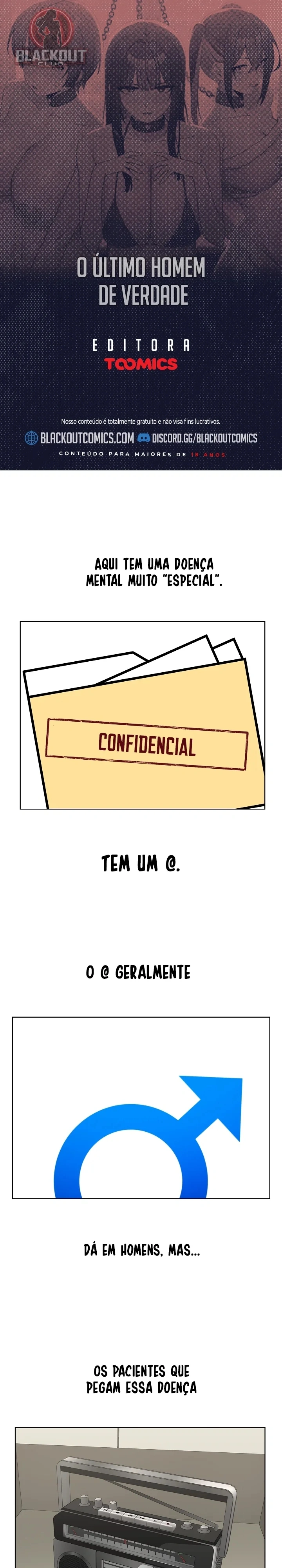 O último homem de verdade Capítulo 7 Página 1