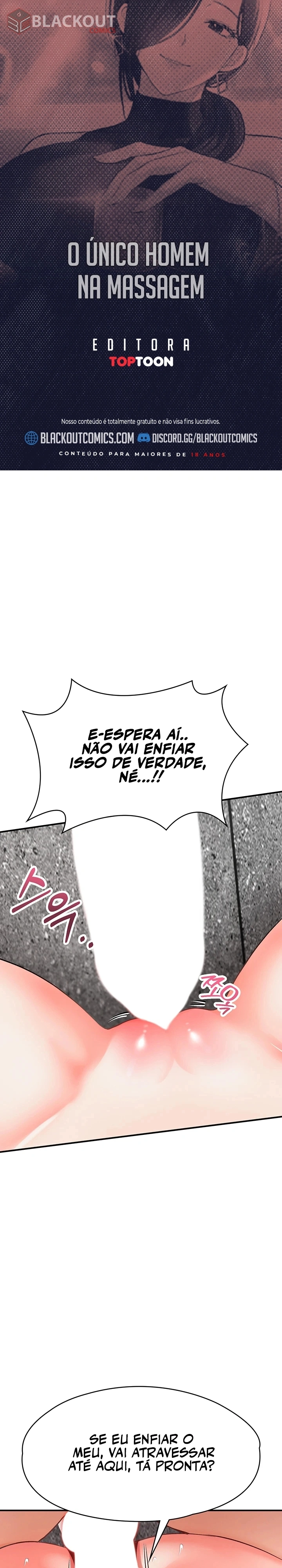 O Único Homem na Massagem Capítulo 4 Página 1