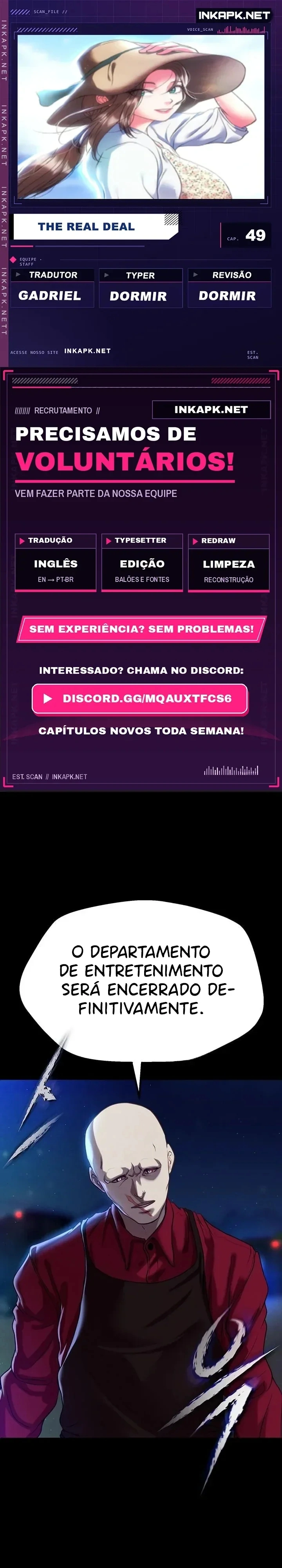 O verdadeiro negócio Capítulo 49 Página 1
