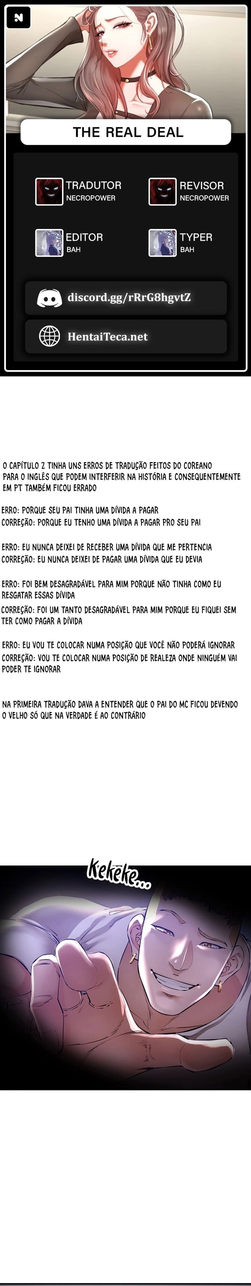 O verdadeiro negócio Capítulo 6 Página 1