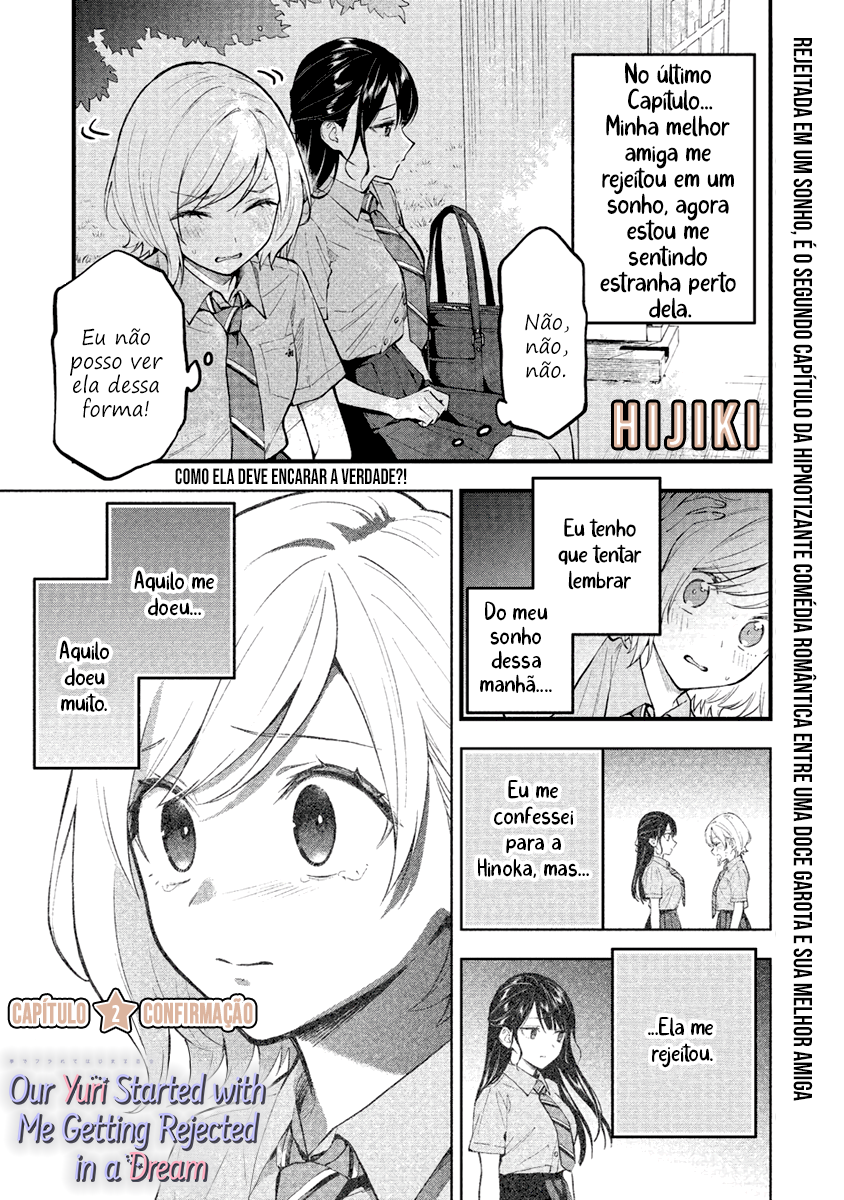 Our Yuri Started with Me Getting Rejected in a Dream Capítulo 2 Página 2