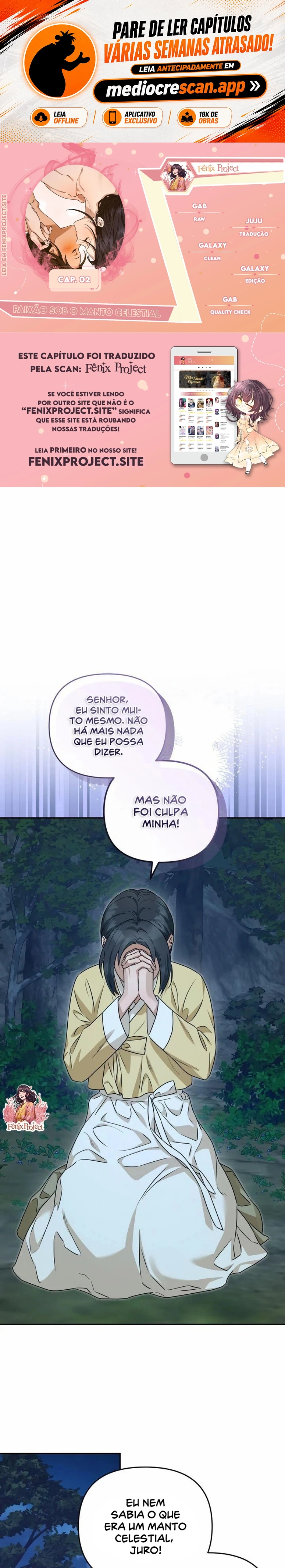 Paixão Sob o Manto Celestial Capítulo 2 Página 1
