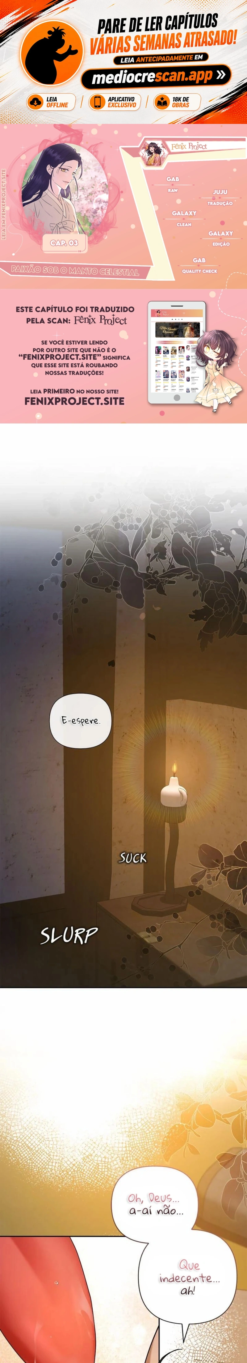 Paixão Sob o Manto Celestial Capítulo 3 Página 1