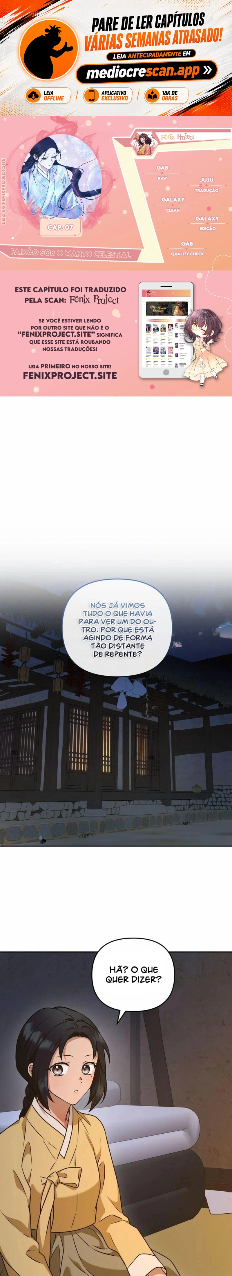 Paixão Sob o Manto Celestial Capítulo 7 Página 1