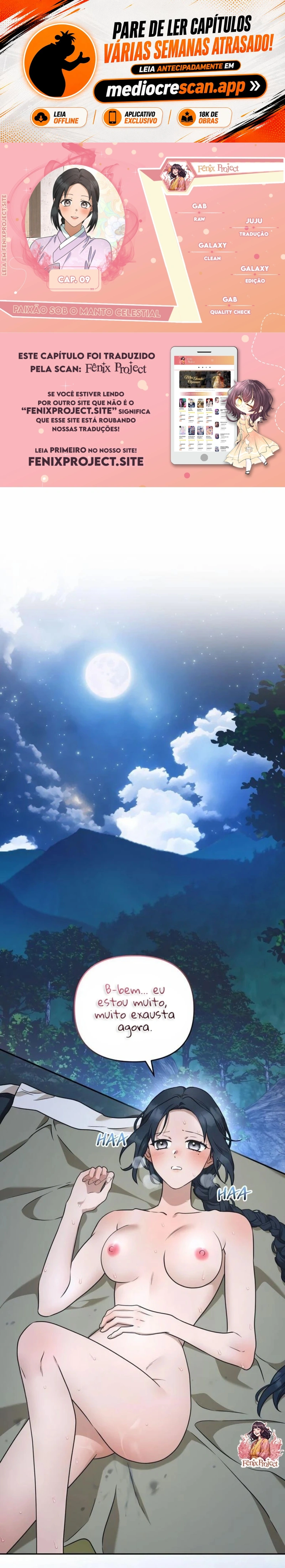 Paixão Sob o Manto Celestial Capítulo 9 Página 1