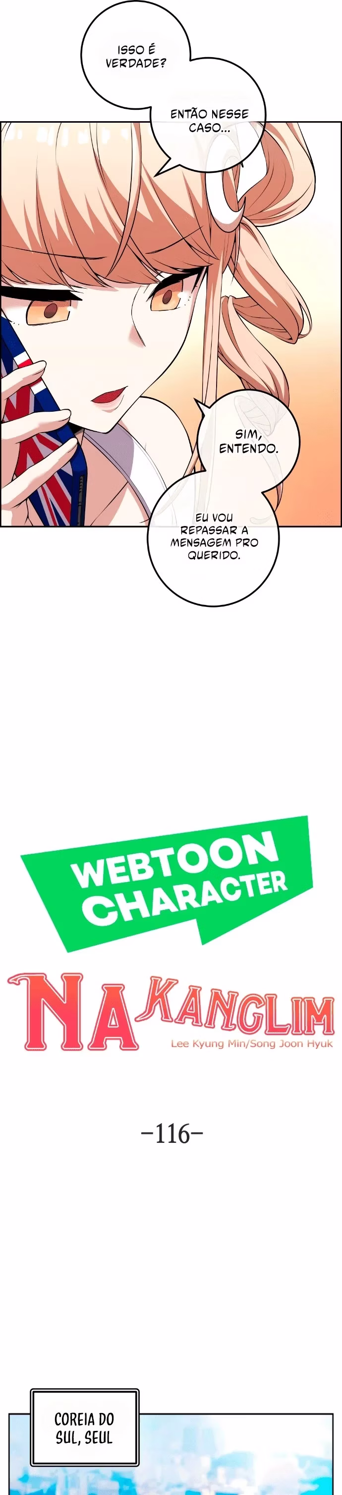 Personagem de Webtoon: Na Kang Lim Capítulo 116 Página 5