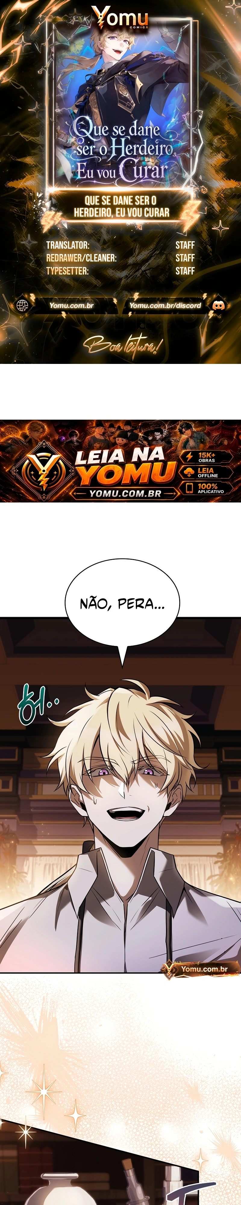 Que se dane ser o Herdeiro, Eu vou Curar Capítulo 2 Página 1
