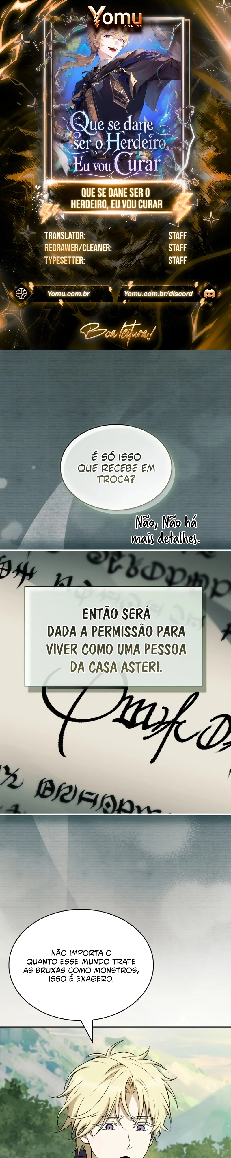 Que se dane ser o Herdeiro, Eu vou Curar Capítulo 27 Página 1