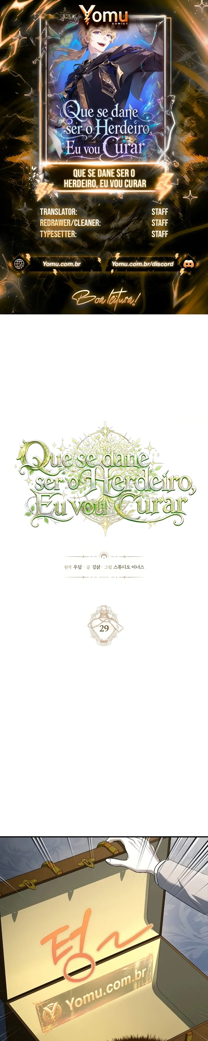 Que se dane ser o Herdeiro, Eu vou Curar Capítulo 29 Página 1