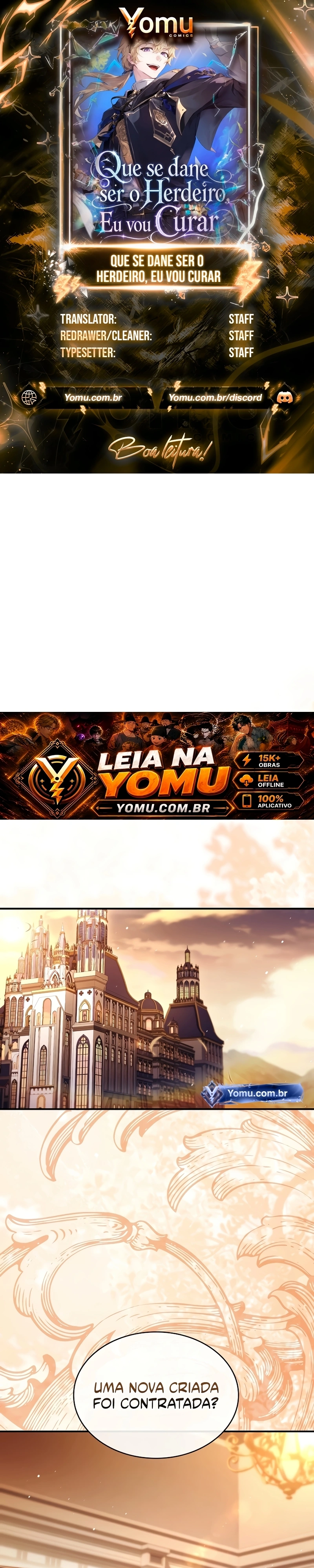 Que se dane ser o Herdeiro, Eu vou Curar Capítulo 8 Página 1